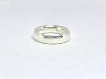 Preview: Silberring , glatt