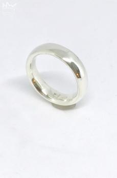 Preview: Silberring , glatt