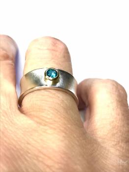 Indigolith (Turmalin) Ring