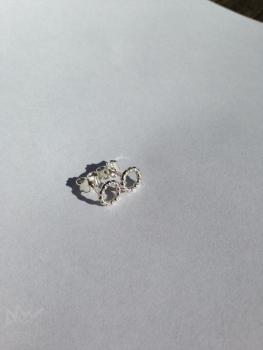 Preview: Ohrstecker rund/Silberkugeln