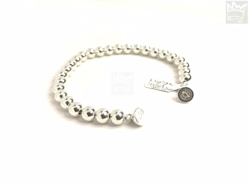 Kugelarmband Silber