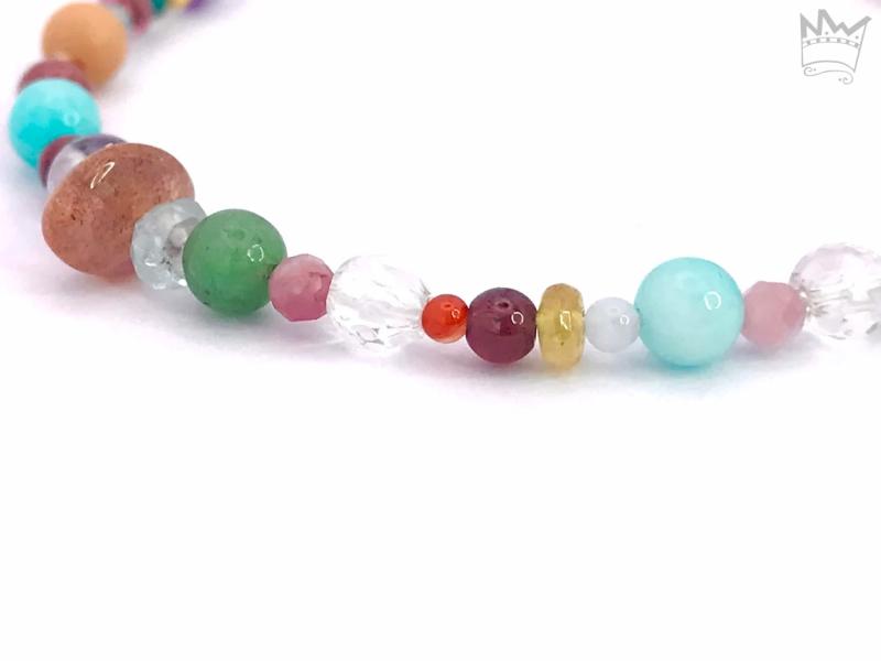 Kunterbuntes Kinder - Edelsteinarmband