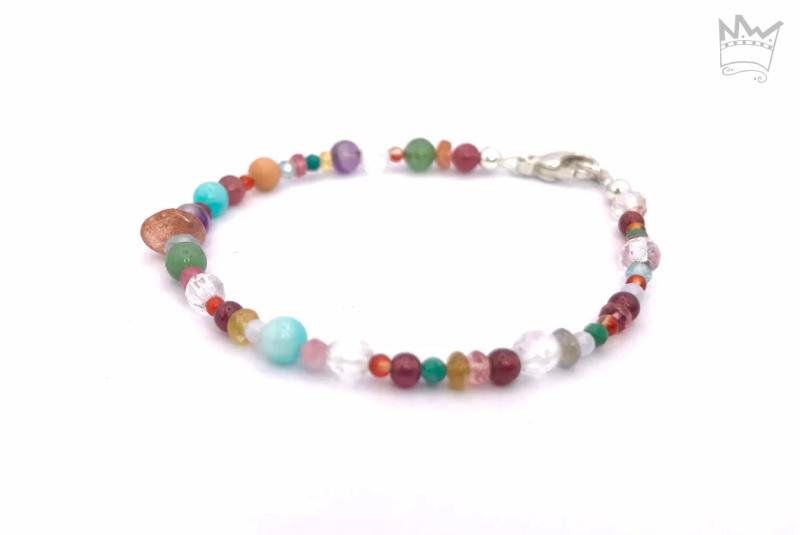 Kunterbuntes Kinder - Edelsteinarmband