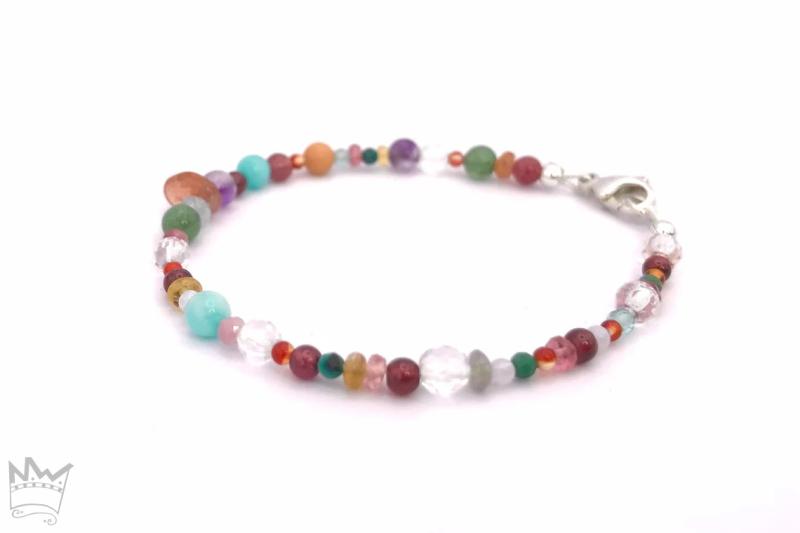 Kunterbuntes Kinder - Edelsteinarmband