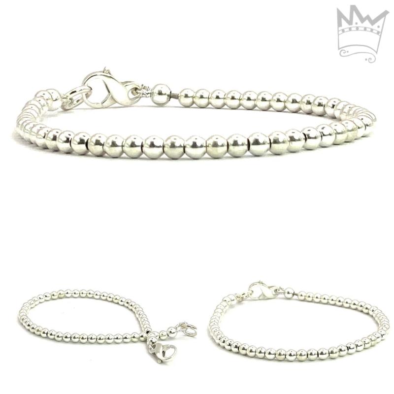 Silberperlen Armband