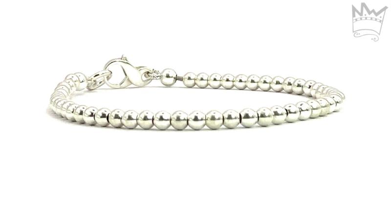 Silberperlen Armband