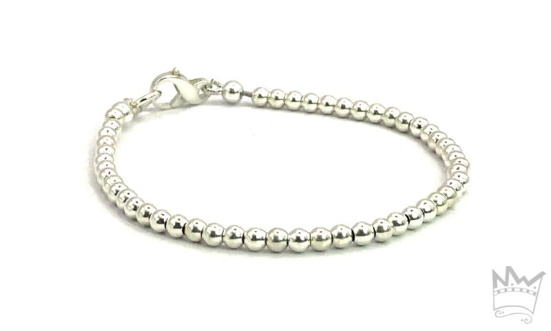 Silberperlen Armband