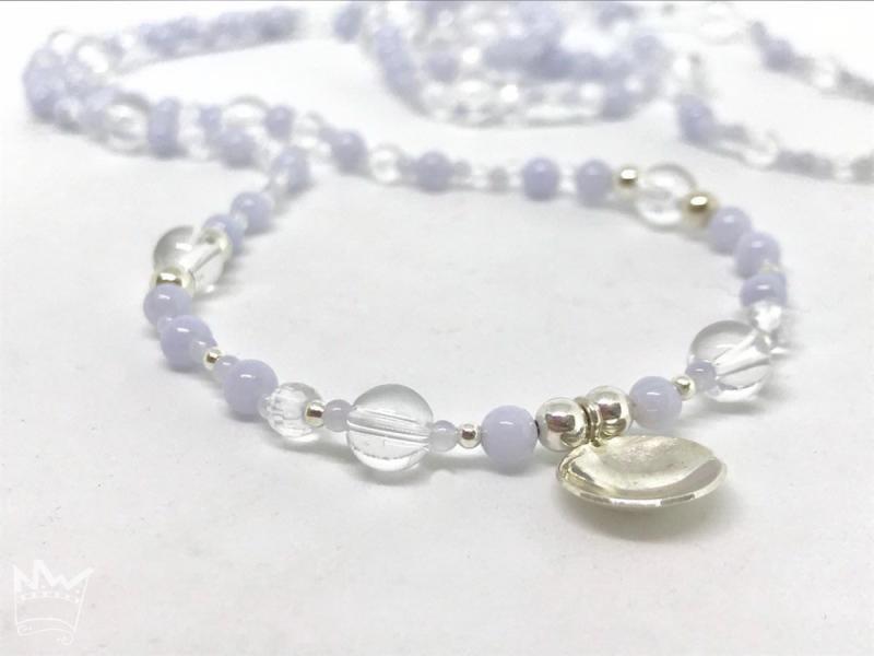 Chalcedon/ Bergkristall Kette