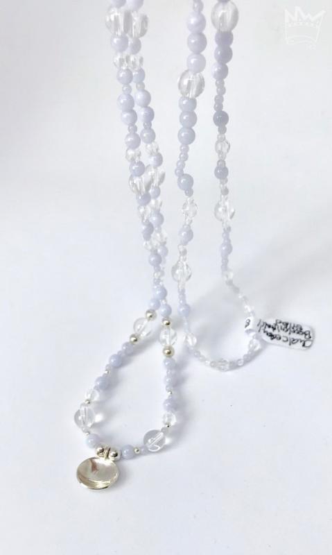 Chalcedon/ Bergkristall Kette