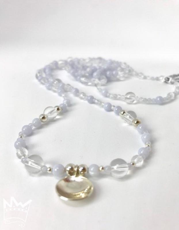 Chalcedon/ Bergkristall Kette