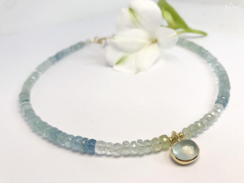 Aquamarin Kette