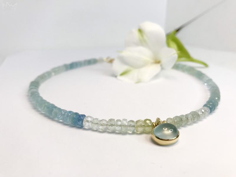 Aquamarin Kette