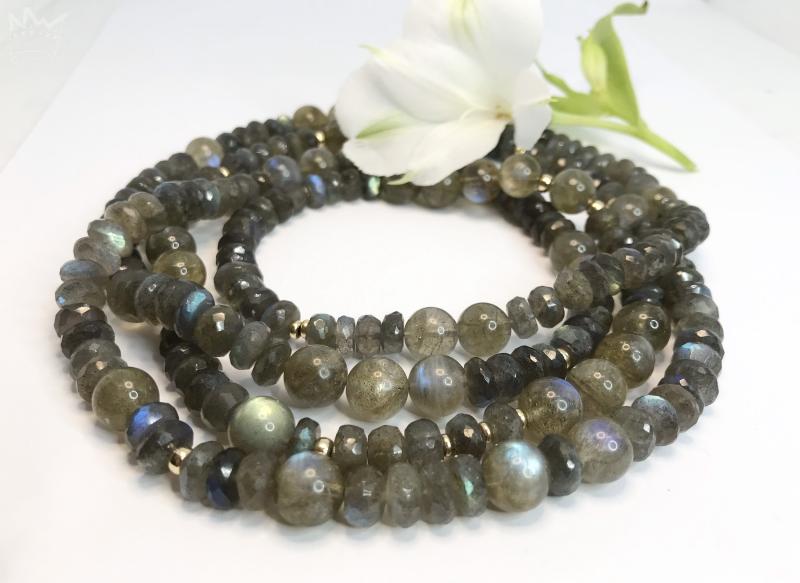 Labradorit Kette