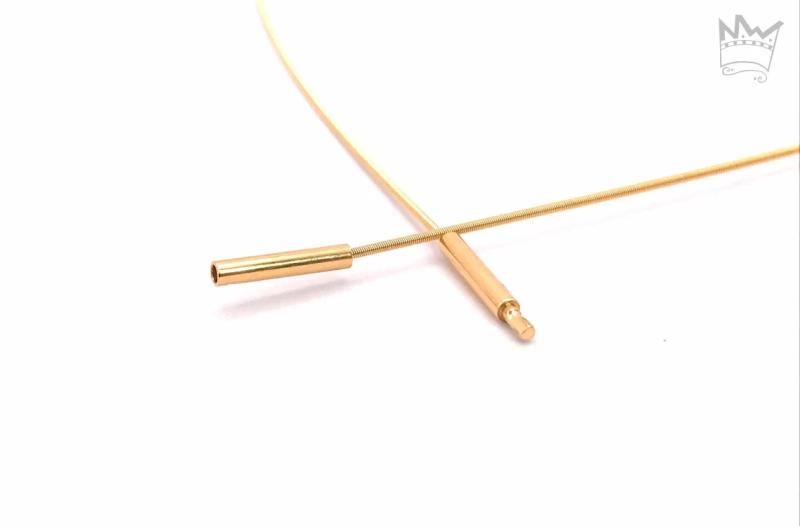 Goldplättchen mit Goldreif