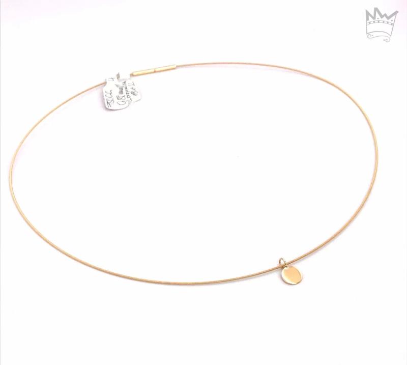 Goldplättchen mit Goldreif