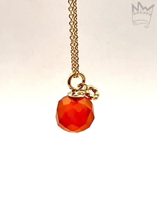 Karneol Anhänger mit Kette