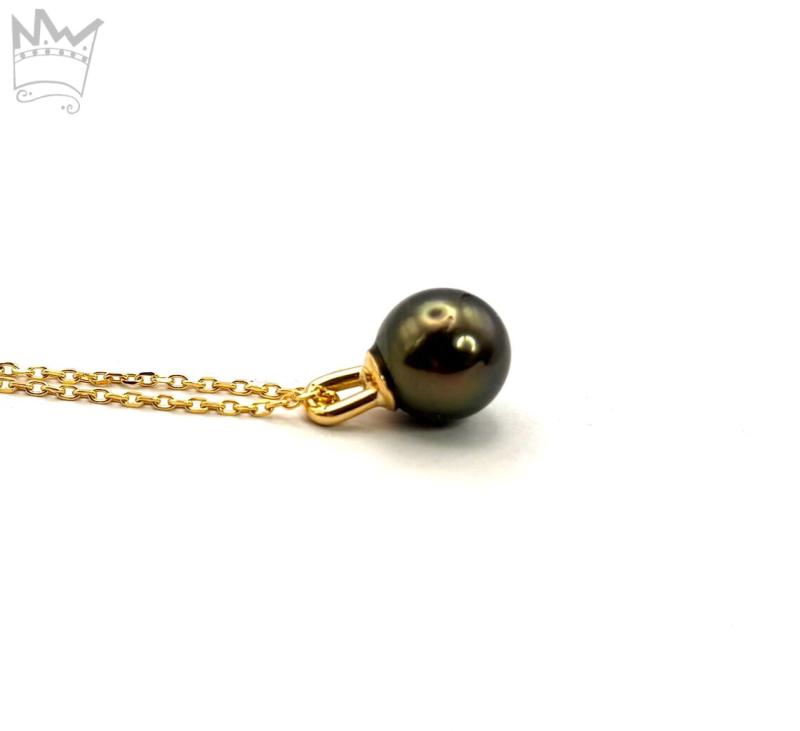 Tahitiperle Anhänger mit Kette