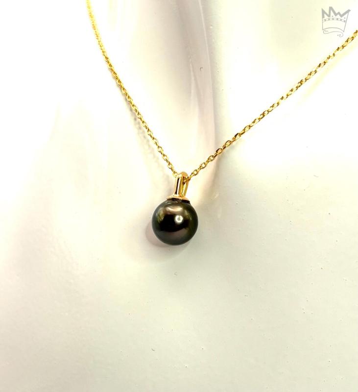 Tahitiperle Anhänger mit Kette