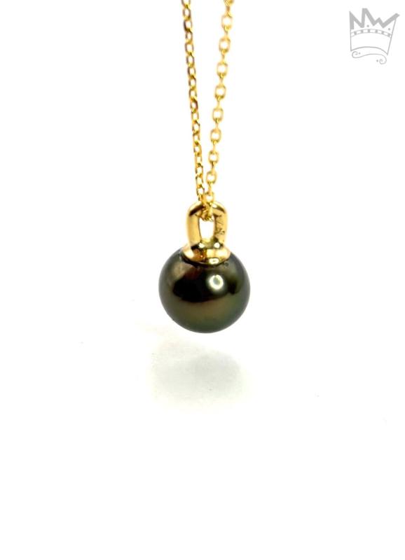 Tahitiperle Anhänger mit Kette