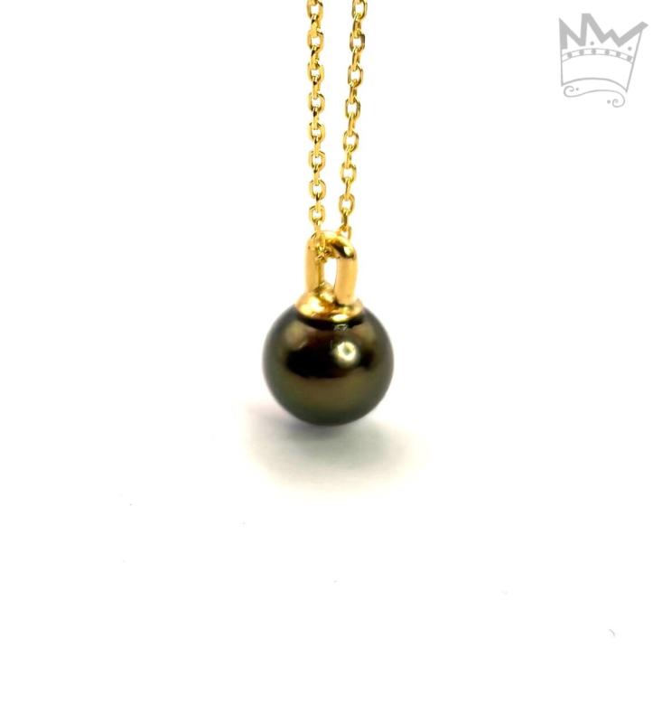 Tahitiperle Anhänger mit Kette
