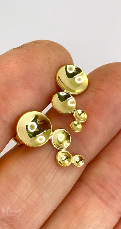 Ohrstecker / Ohrkriecher 18kt Gelbgold