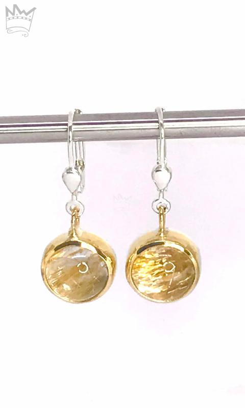 Rutilquarz Ohrhänger