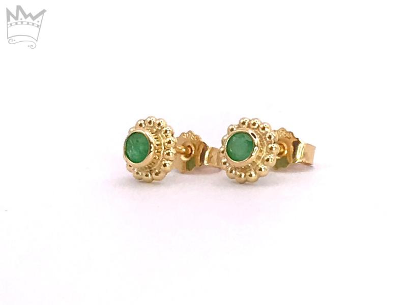 Smaragd Ohrstecker