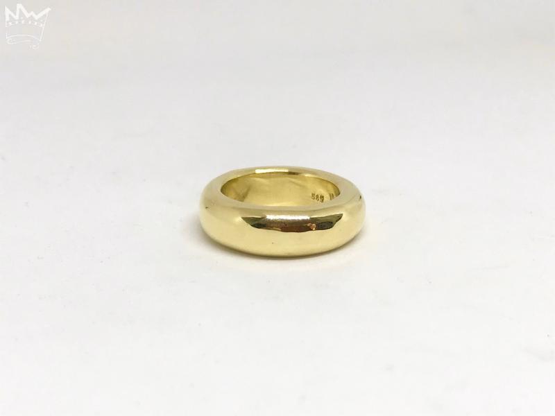 Dicker Ring aus 14kt Gelbgold