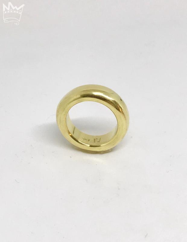 Dicker Ring aus 14kt Gelbgold