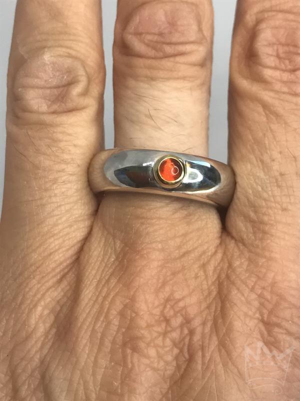 Feueropal Ring