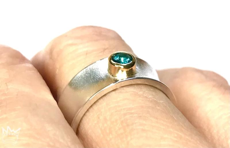 Indigolith (Turmalin) Ring