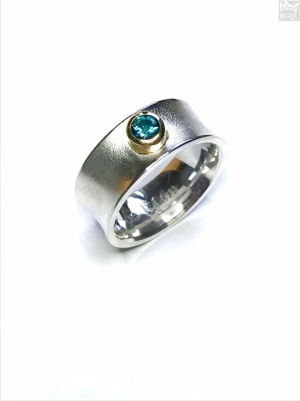 Indigolith (Turmalin) Ring
