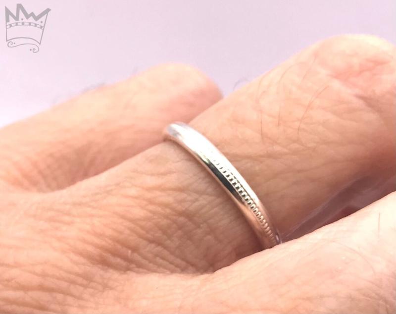 Feiner zarter Silberring