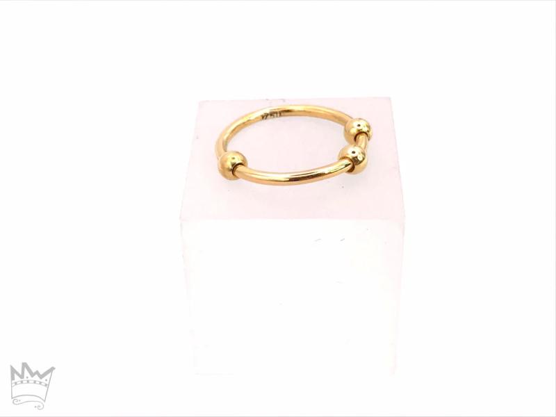 Fidget Ring in 18kt Gelbgold