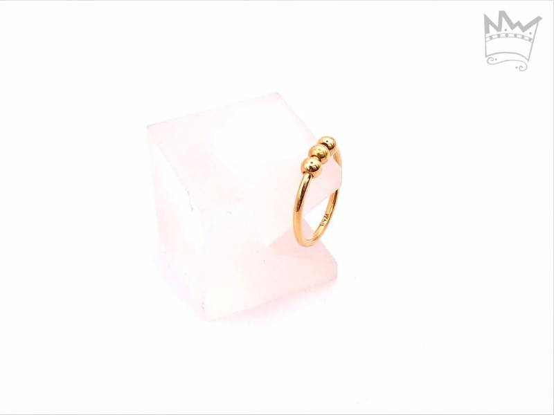 Fidget Ring in 18kt Gelbgold