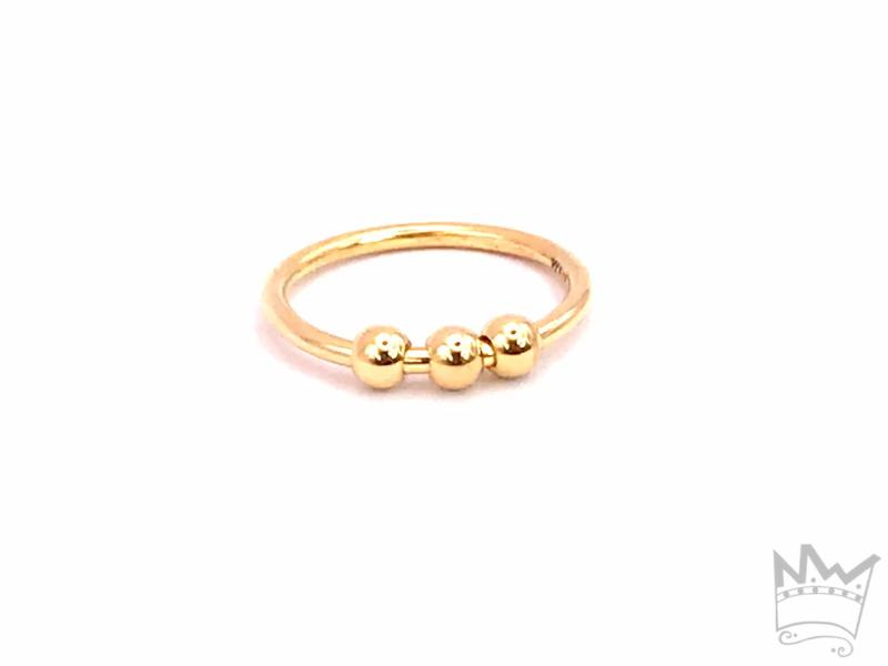 Fidget Ring in 18kt Gelbgold