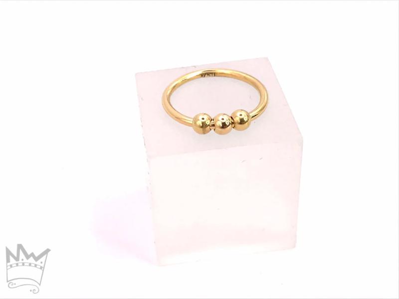 Fidget Ring in 18kt Gelbgold
