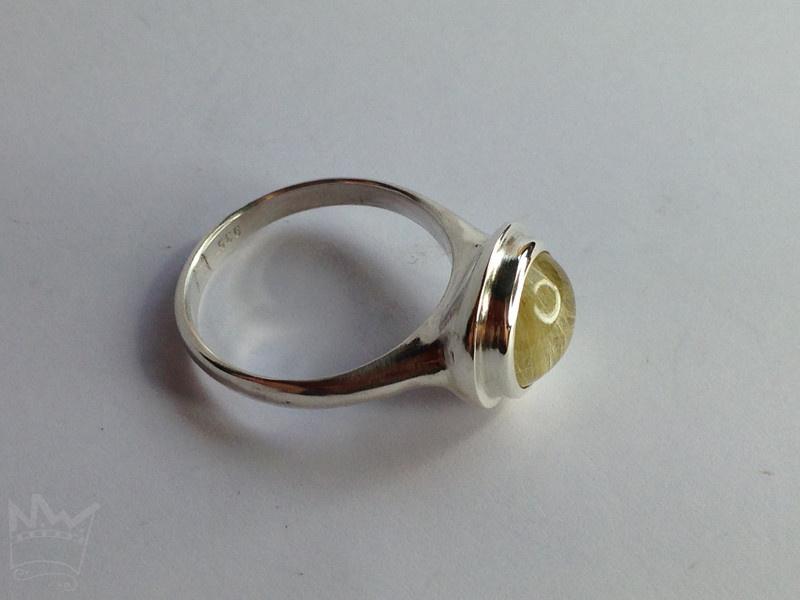 Runder Rutilquarzring